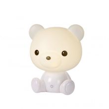 Dodo bear lampa stołowa biała 3W 70lm CRI 80 ściemnialna + zasilanie usb
